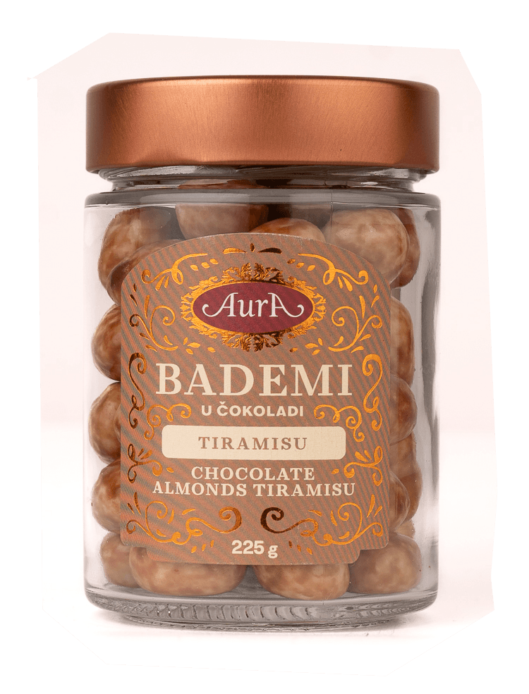 Bademi u čokoladi – Tiramisu  - Aura