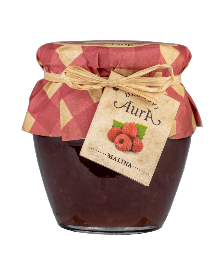 Raspberry jam 230g  - Aura