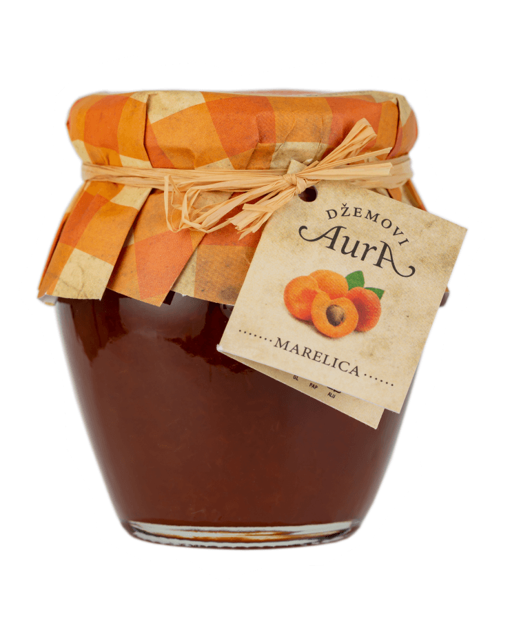 Apricot jam 230g  - Aura