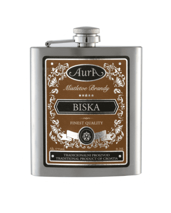 Grappa di vischio Fiaschetta 0,2 l - Aura