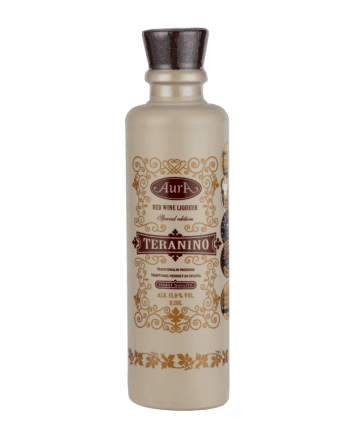 Liquore di vino rosso Bottiglia di ceramica 0,2 l - Aura