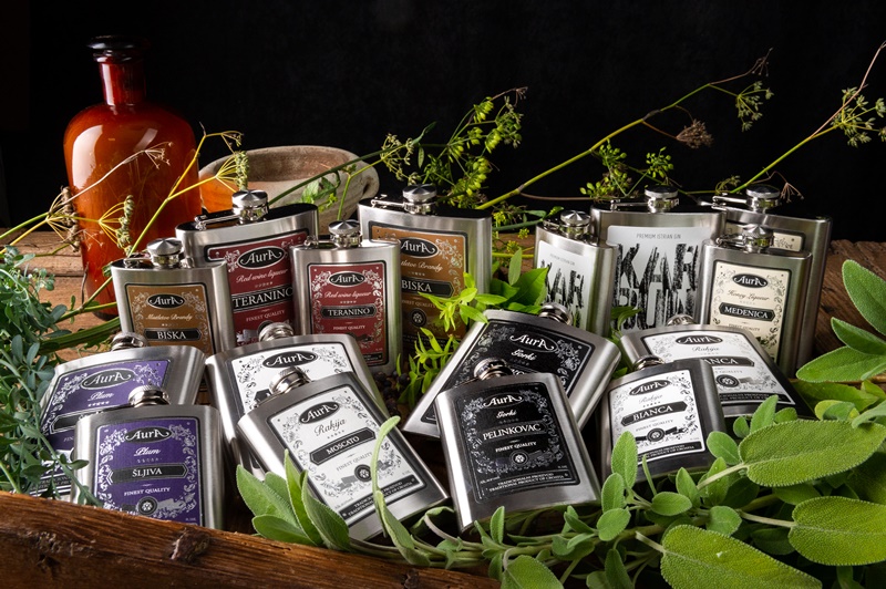 Gin Karbun Pljoska 0,1 l  - Aura