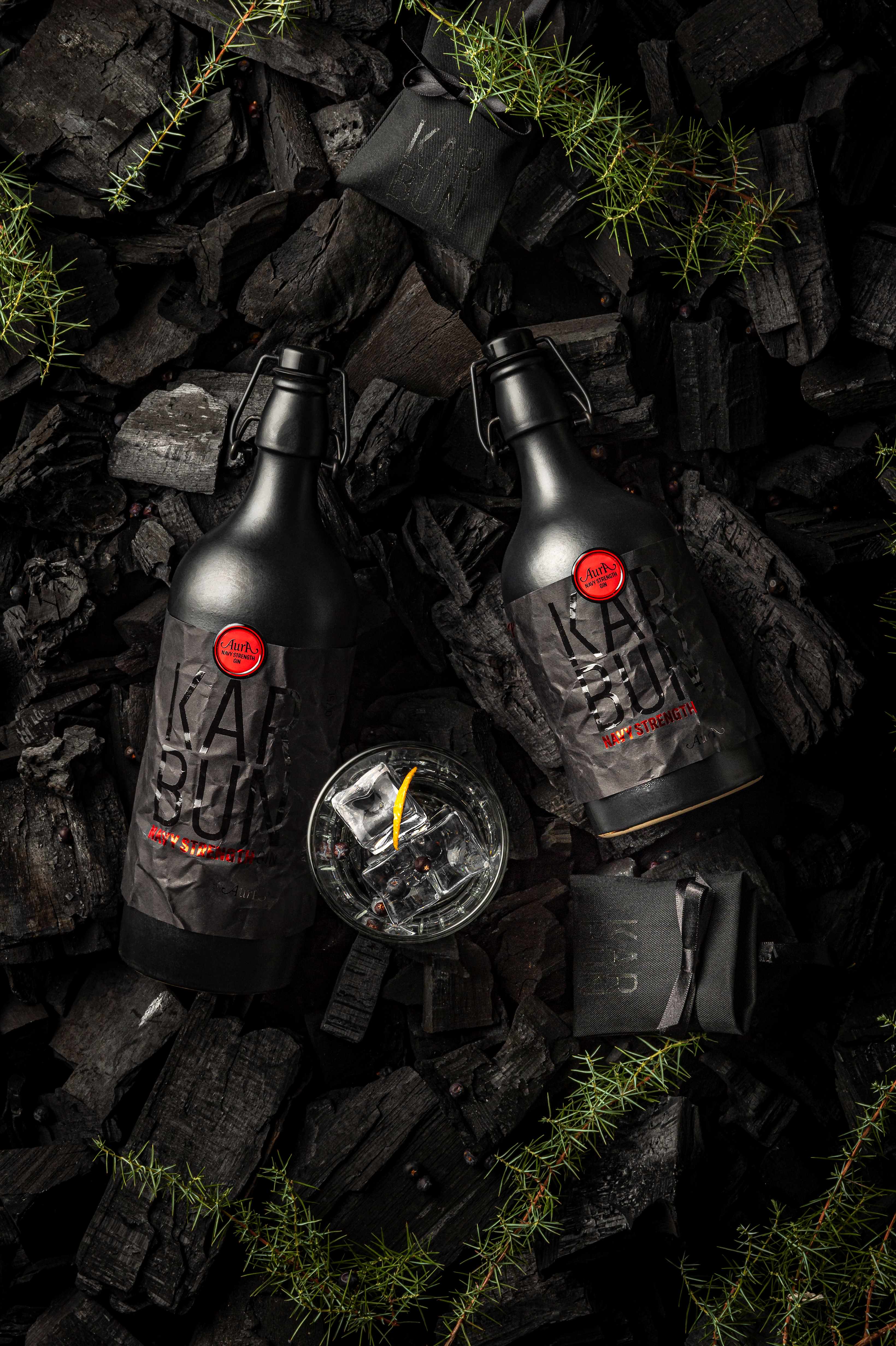 Gin Karbun Navy Strength 0,5 l  - Aura