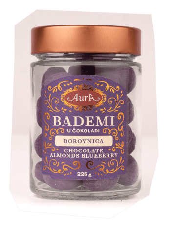 Almonds in chocolate – Blueberry - Aura