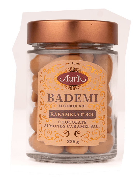 Mandorle al cioccolato – Caramello salato  - Aura